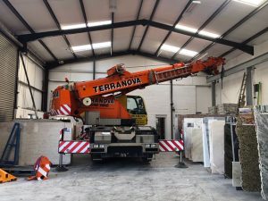 Demag AC40 with runner, Byfleet