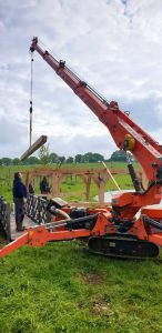 Jekko SPD360 mini crane in Alresford, Hampshire