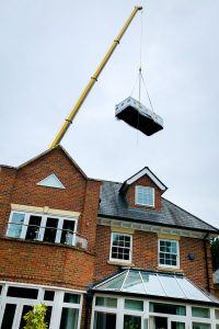 Swim spa Lift at Chobham