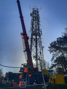 Upgrading Foxhill Radio mast, Swindon